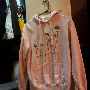 Pink " good things take time" hoodie